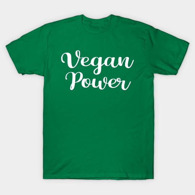 Vegan Power T-Shirt by ShopBuzz